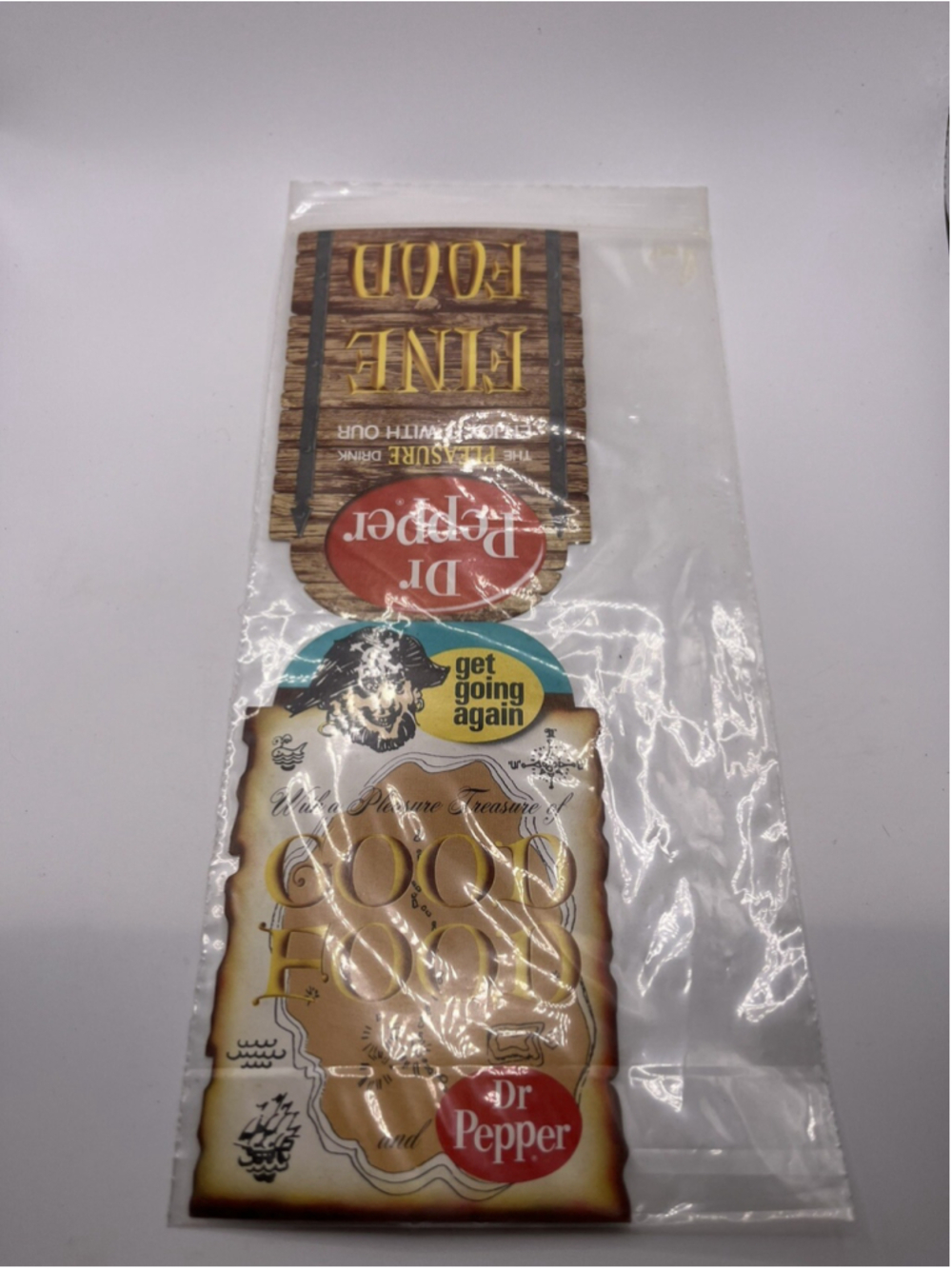 Vtg. 1960-70's Dr. Pepper Restaurant/Diner Food & Drink Advertisement. SEE